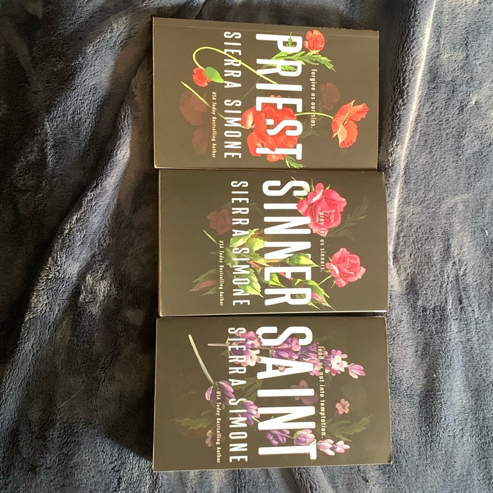Priest, sinner & saint dark romance books by Sierra Simone